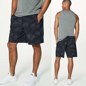 Lululemon Pace Breaker Short 9" Off Shore Graphite Grey Black Running Size M